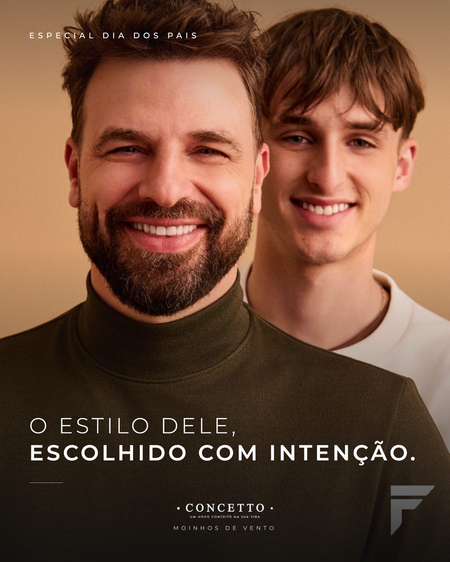 Abertura com pai e filho